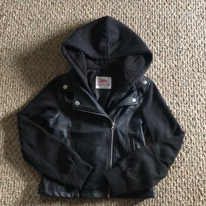 Girls Justice Fake Leather Jacket S:12-14